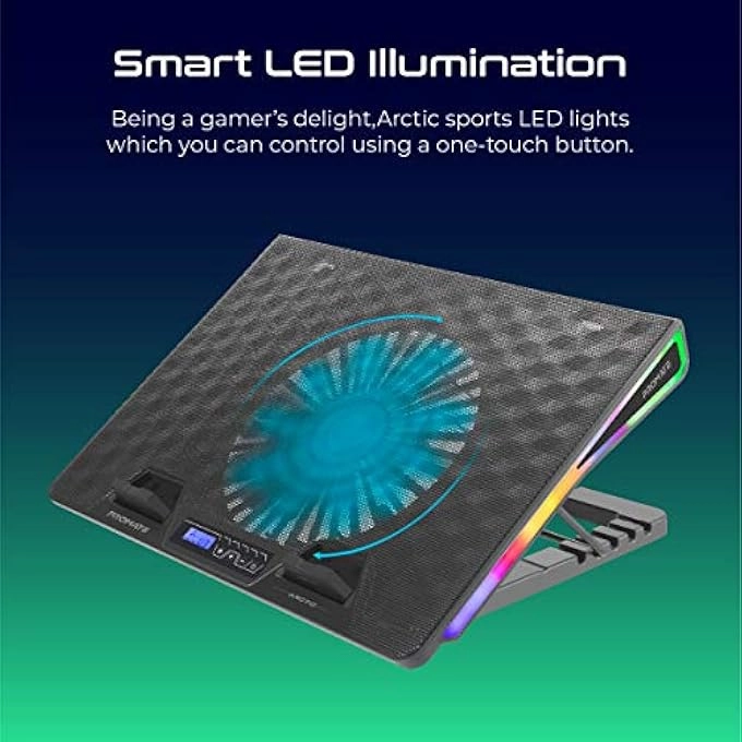 V8 GAMING LAPTOP COOLING PAD - 8 Fans 17 inch