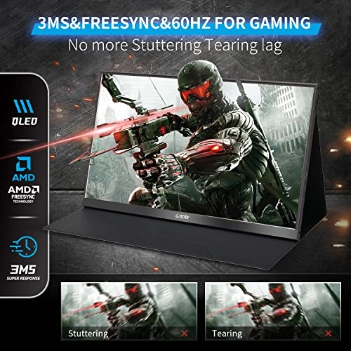 QLED Portable Monitor - 1080P 15.6”