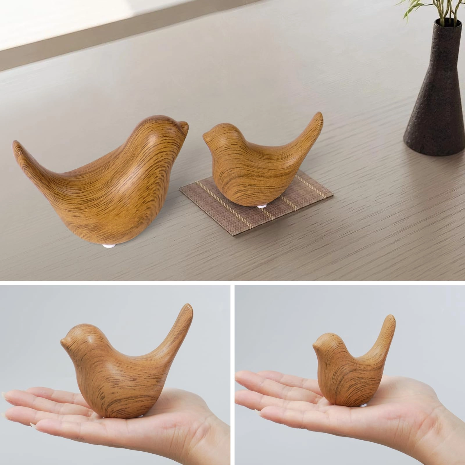 White Birds Statues - Ceramic