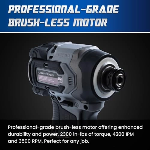 Brushless Cordless Driver - 2000mAh 21V