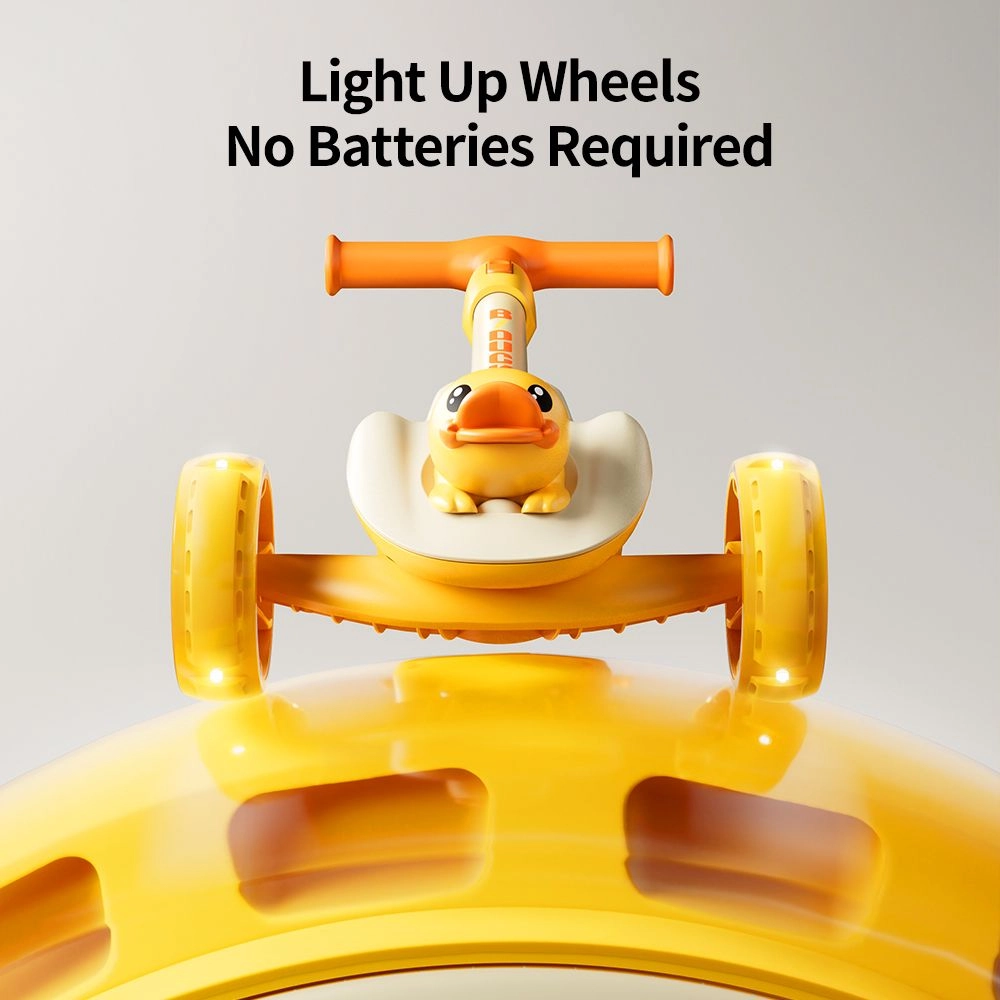 3-Wheel Kick Scooter – LED Foldable