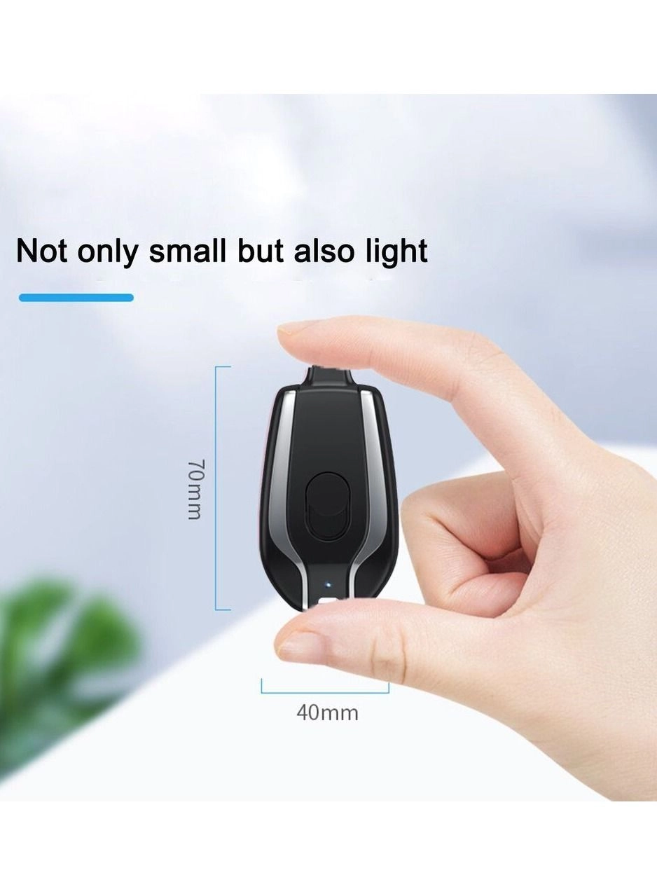 Mini Keychain Power Bank - 1500Mah