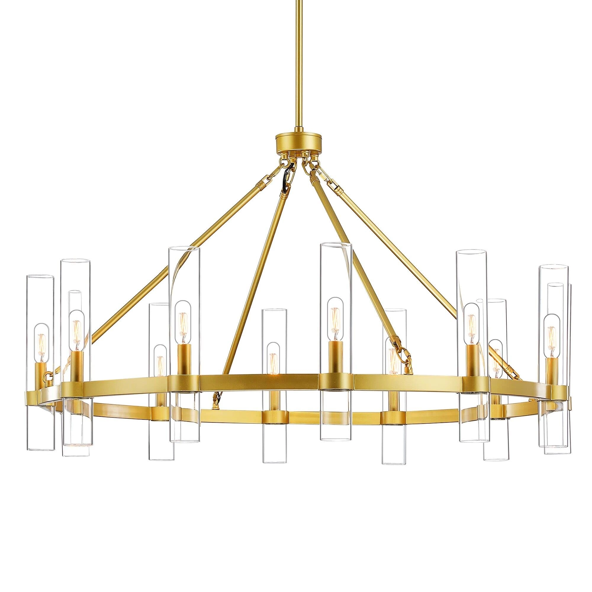 Untrammelife 12-Light Chandelier - 3000K Dimmable