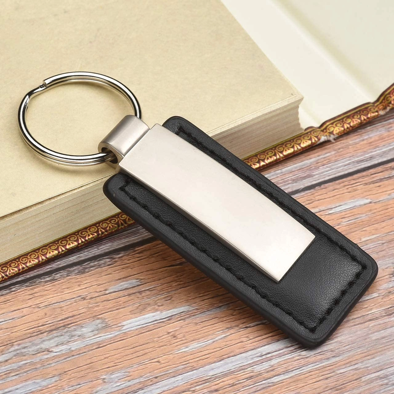 Leather Keyring - Vintage Classic
