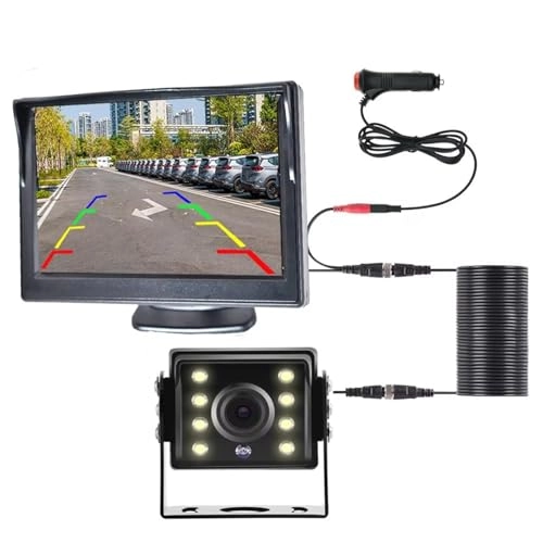 Rear View Camera with Monitor - Night Vision Wired