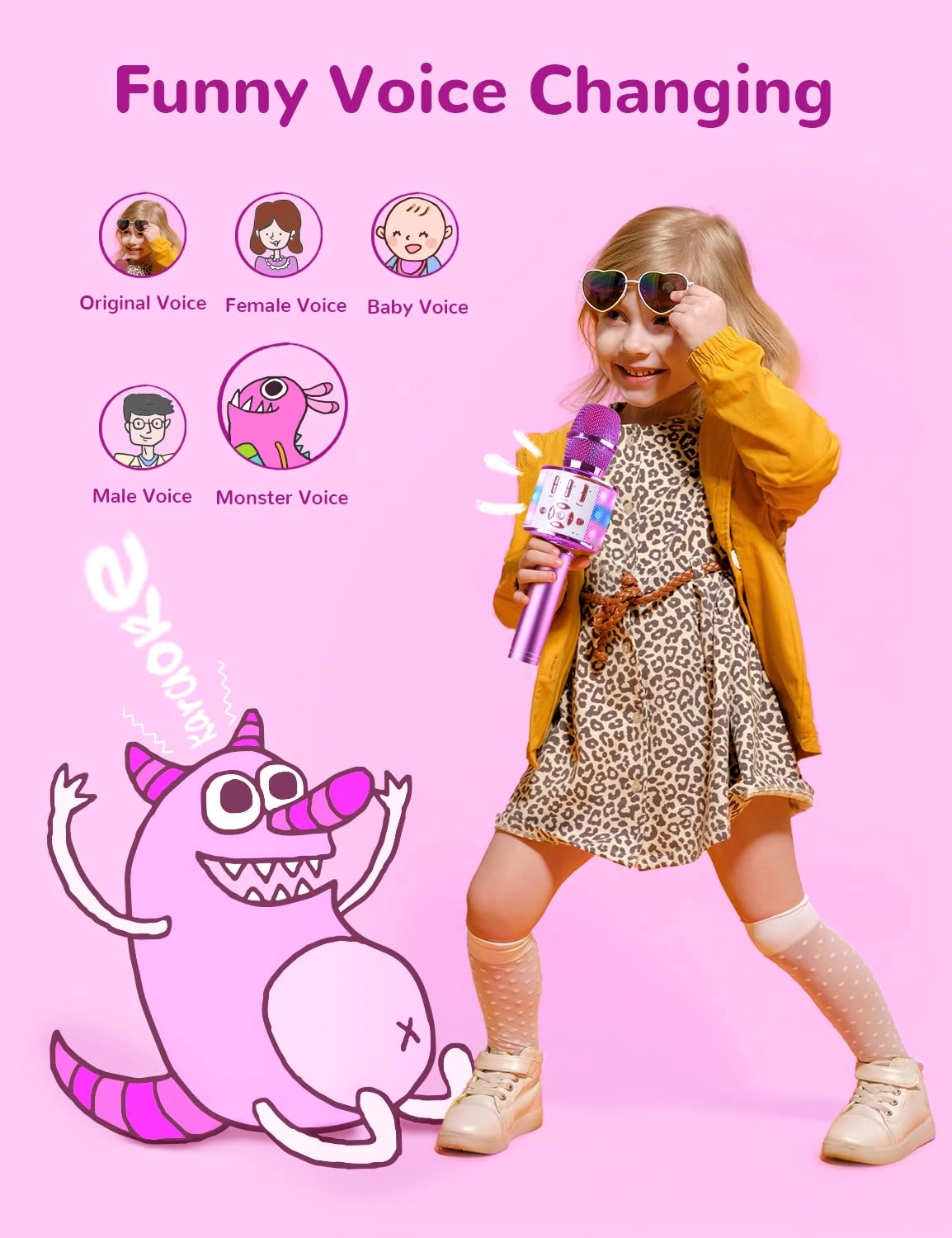 868-DZ - Light Purple Bluetooth 5.0