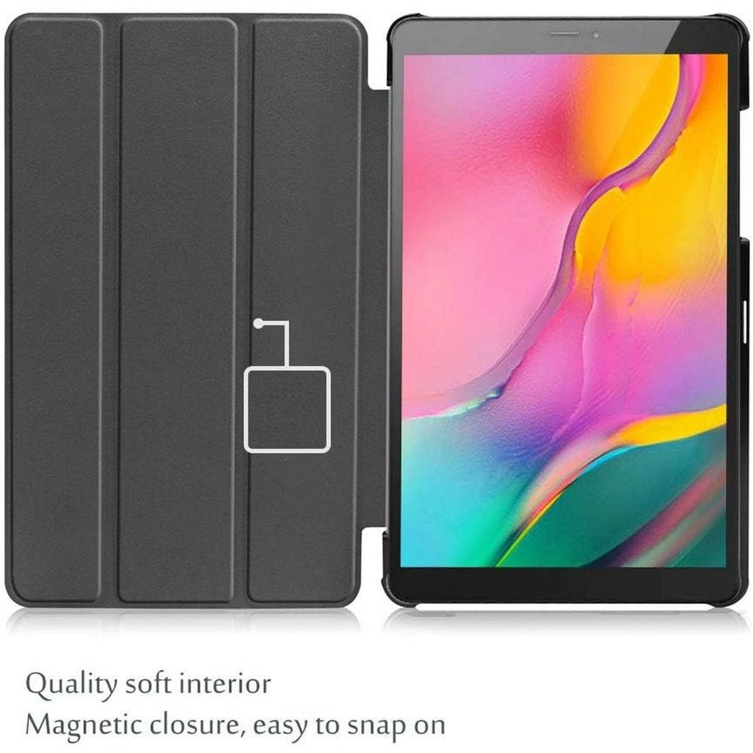 Tri-fold Case with Pencil Holder for Galaxy A8 10.5-inch