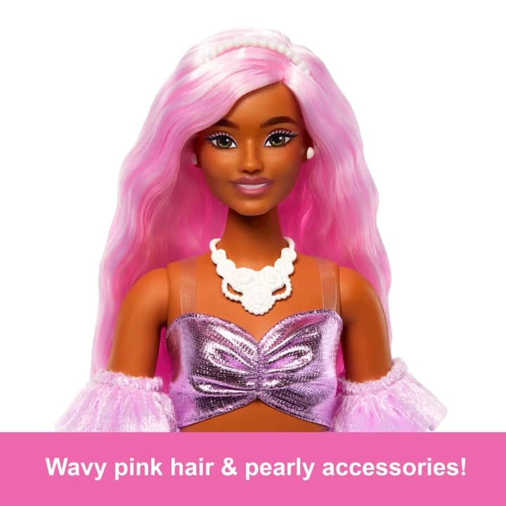 Barbie Deluxe Style Barbiecore Outfit - 29.5 cm Pink Hair Ages 4+