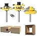 Lock Miter - 1/4-Inch Shank + Tongue and Groove - 2Pcs