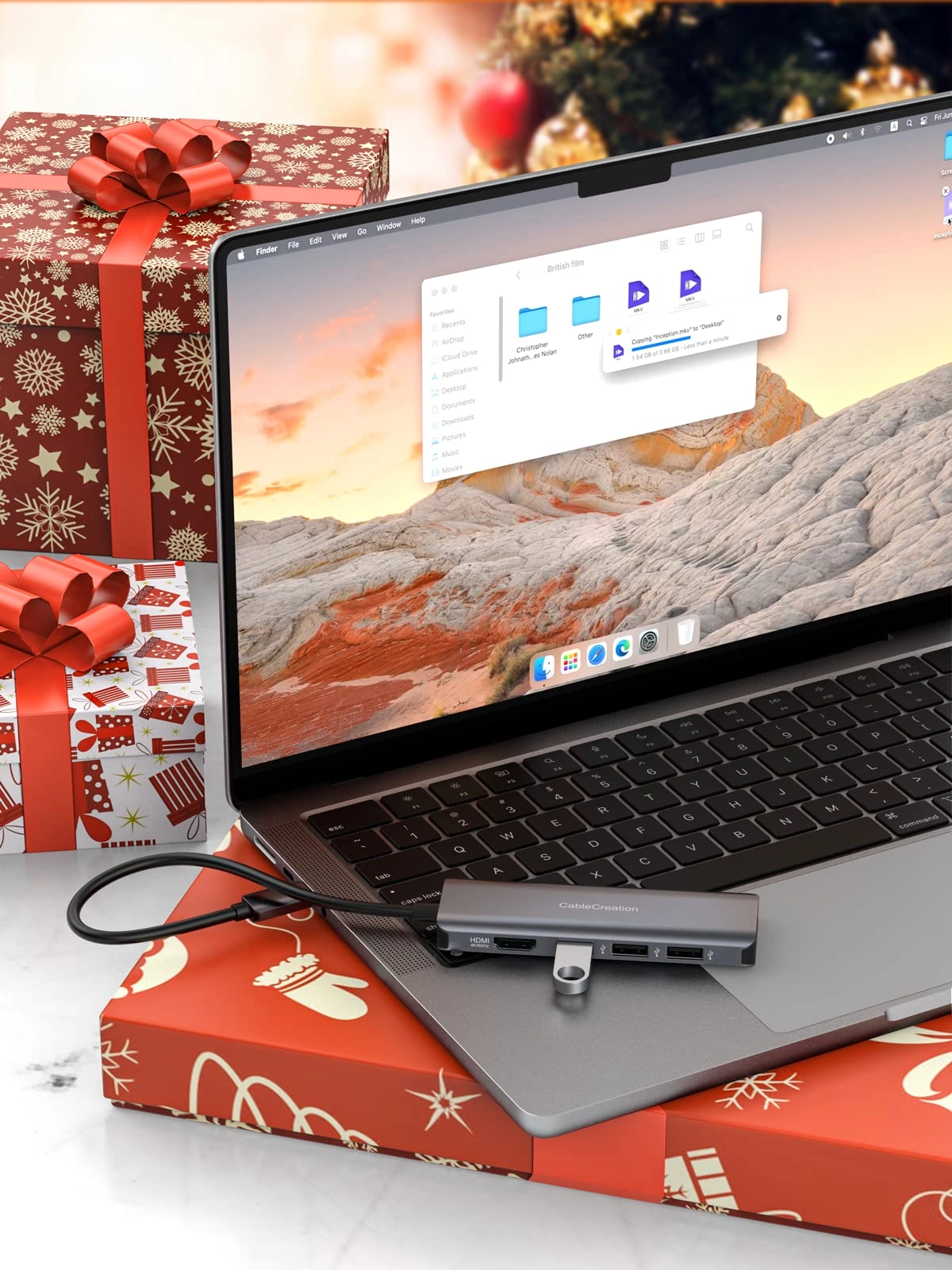USB-C Hub - 4K 60Hz 5-in-1 100W Power Delivery