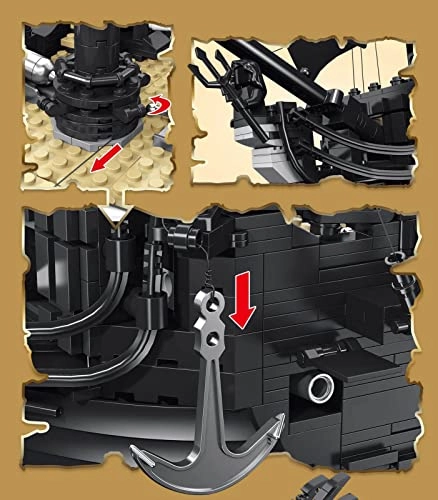 Pirate Ship Building Blocks - 3423/3694 pcs