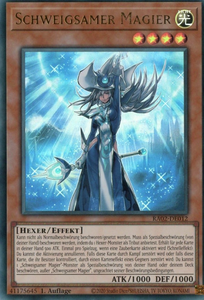 Yugioh Silent Magician RA02-DE012 - German