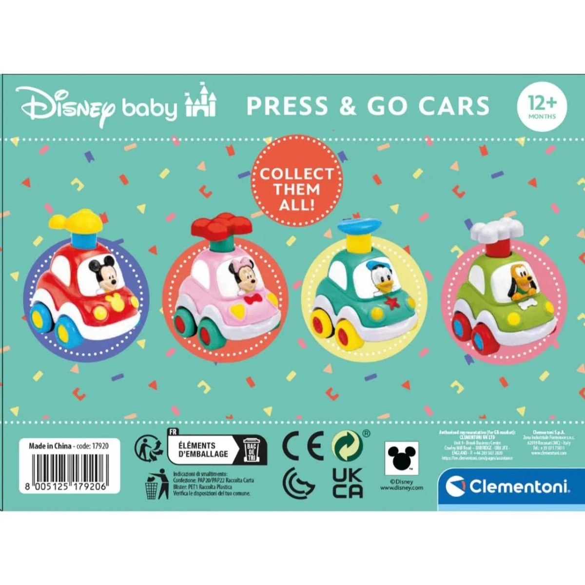 Baby Press And Go Toy Cars - 1pc