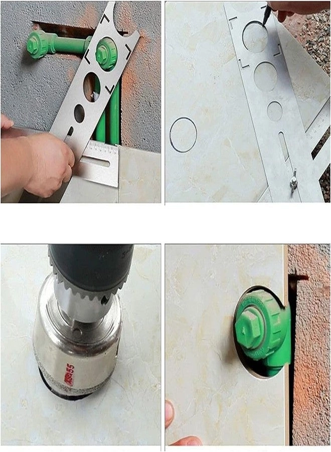 Ceramic Tile Hole Locator - Stainless Steel 1pcs