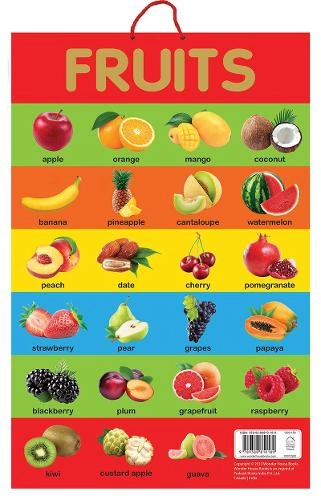 Prakash books Fruits - Early Learning Educational Posters