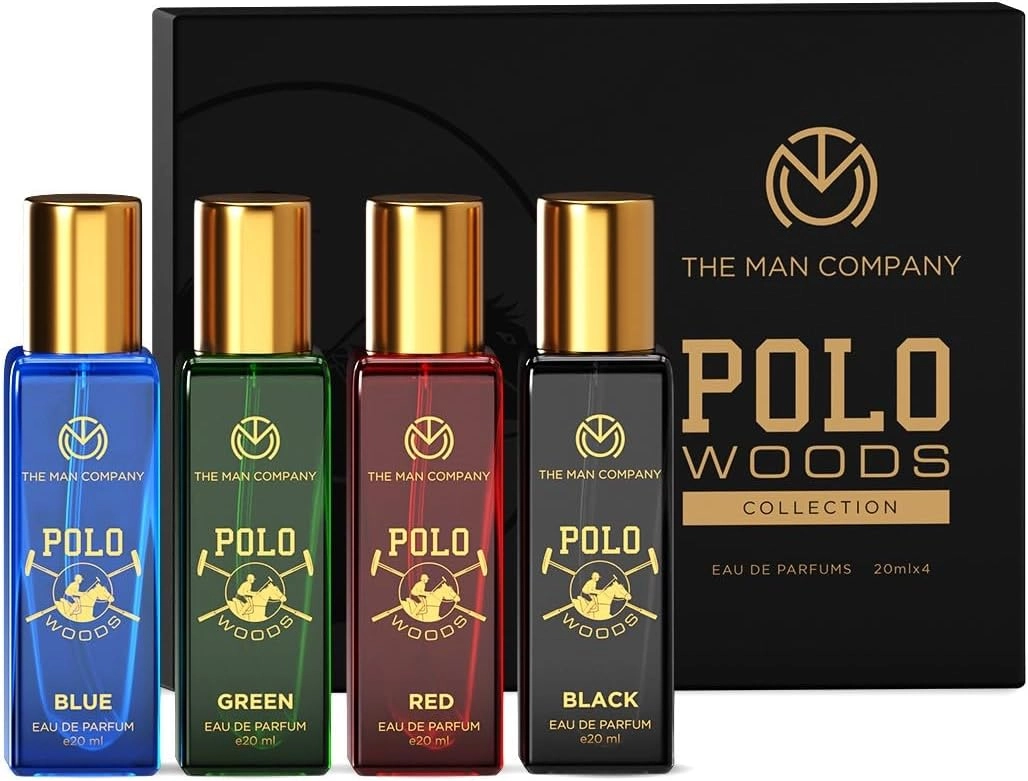 The Man Company POLO WOODS COLLECTION - 4 * 20ml Gift Set