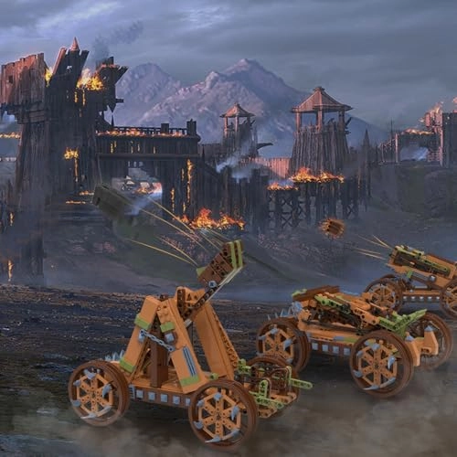 Medieval Catapult (30001) - 3 in 1 Ancient Retro Vehicle Kit