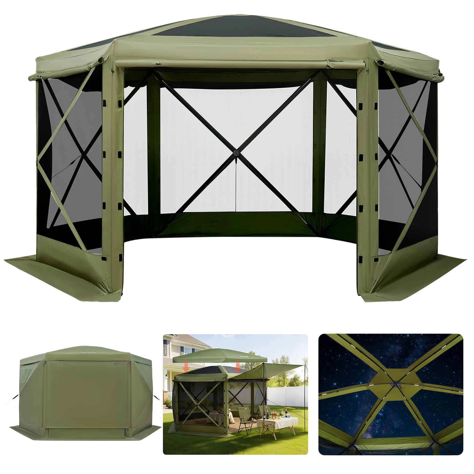 Vevor Pop Up Gazebo Tent - 90000 Square Centimeters