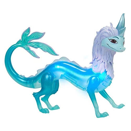 Raya Doll - 6Inch Petite + Sisu Dragon Figure - ColorChanging Lights