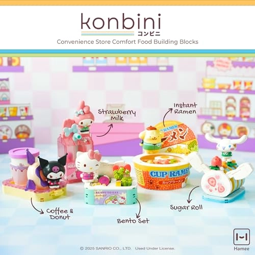 Sanrio Konbini Building Block Set - Hello Kitty and Friends