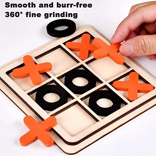 Tic Tac Toe - Wooden 3 Pcs