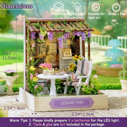 DIY Miniature Dollhouse Kit - Warm Moment 1:24