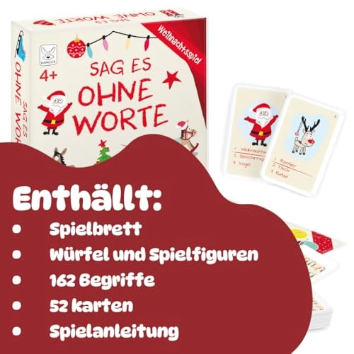 Sag es Ohne Worte: Christmas Game - Card Game (German)