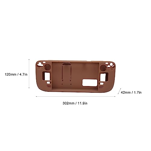 Steam Deck Full Case - Kickstand Coffee brown