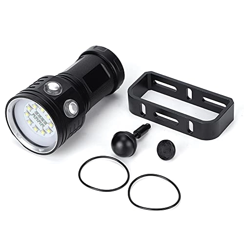P50 Quad Core Diving Flashlight - 8000LM IPX8