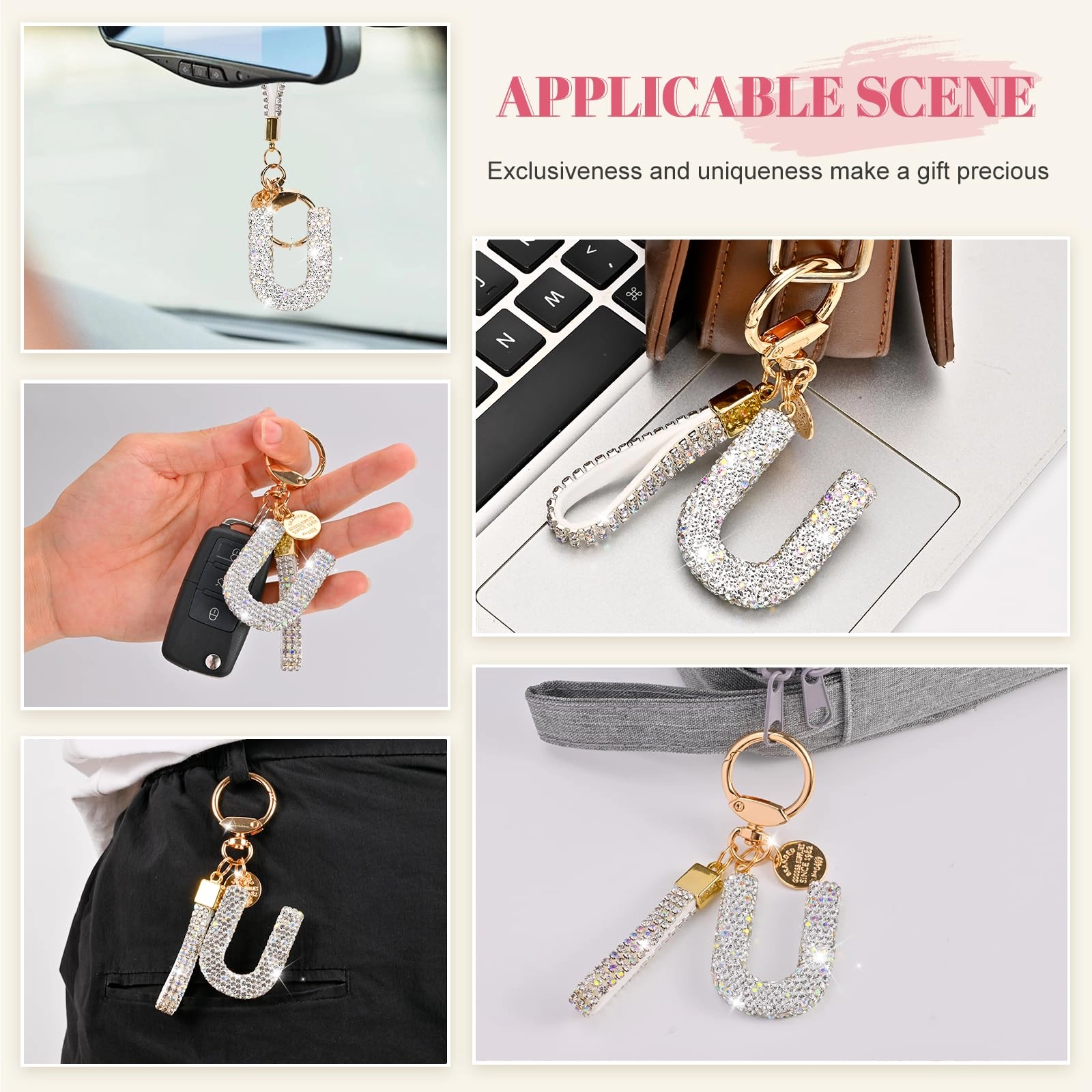 Initial Letter Keychain