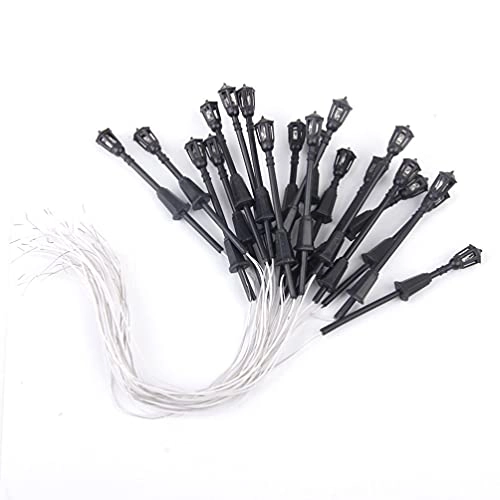 Model Railway Train Lamp Post - 20PCS 1:100 3V