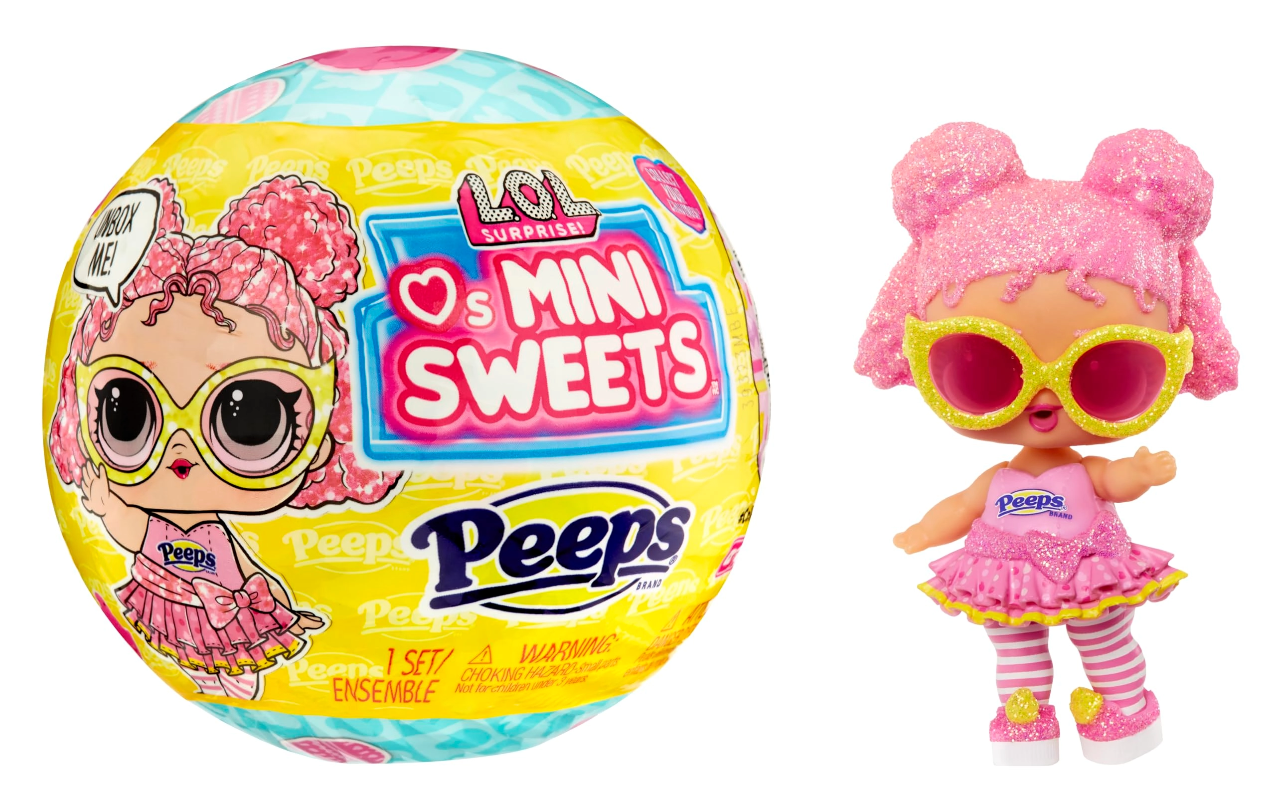 MGA Entertainment Fluff Chick Collectible Doll - Peeps Limited Edition 7 Surprises Ages 4+