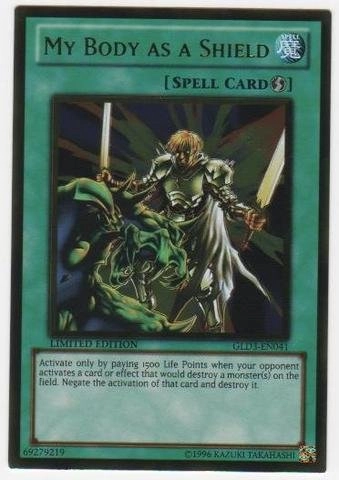 Konami Yu-Gi-Oh! My Body as a Shield GLD3-EN041 - English