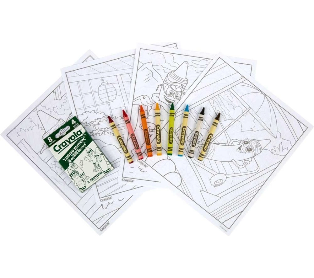 Retired Colors Wild Journeys Coloring & Activity Set - 8 piece(s)