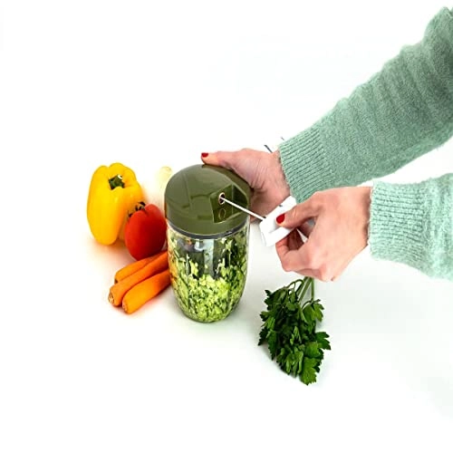 Naturalia Manual Chopper - 12.5 x 14 cm Green