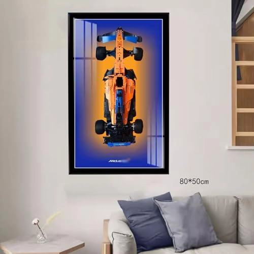 Lego Display Wallboard (42141) - 80 x 50 cm Acrylic Wall Mount