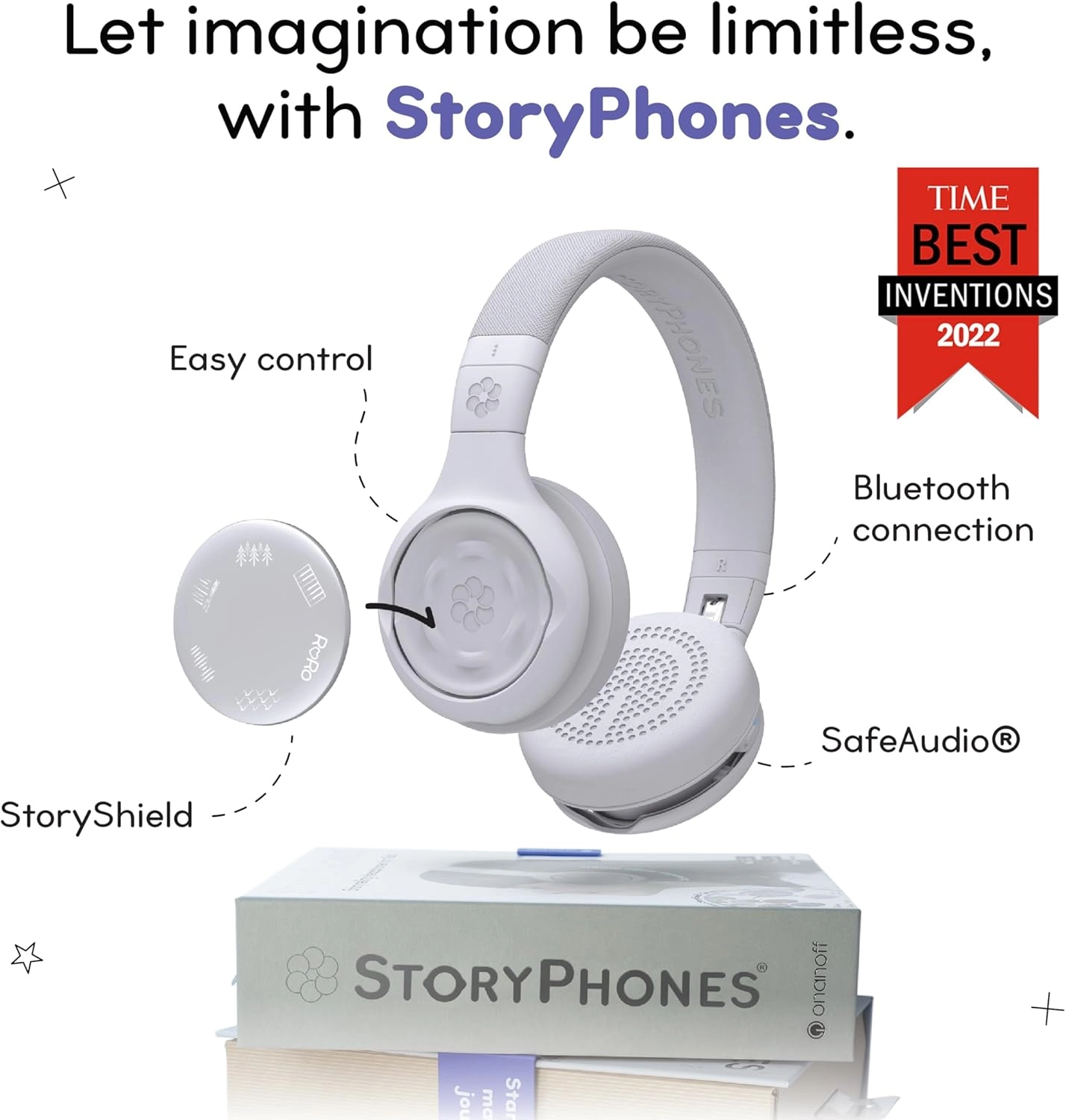 AM-ON-STORYPH-GREY - Wireless Headphone + Zen StoryShield + PlayShield