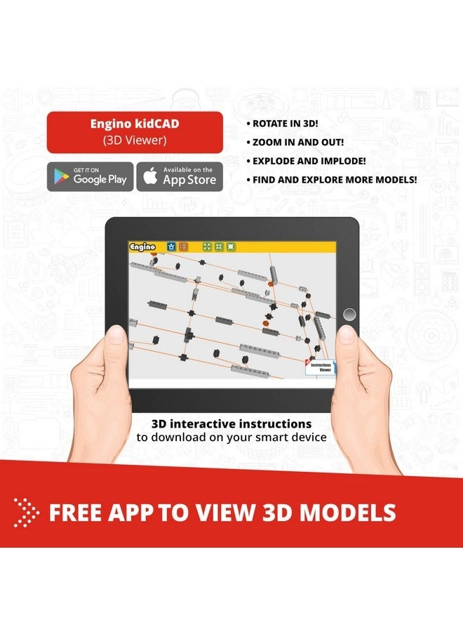 Inventor Stem Toys Engineering - 7 years+ 90 pieces