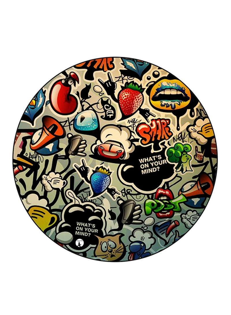Graffiti Art Printed Mouse Pad