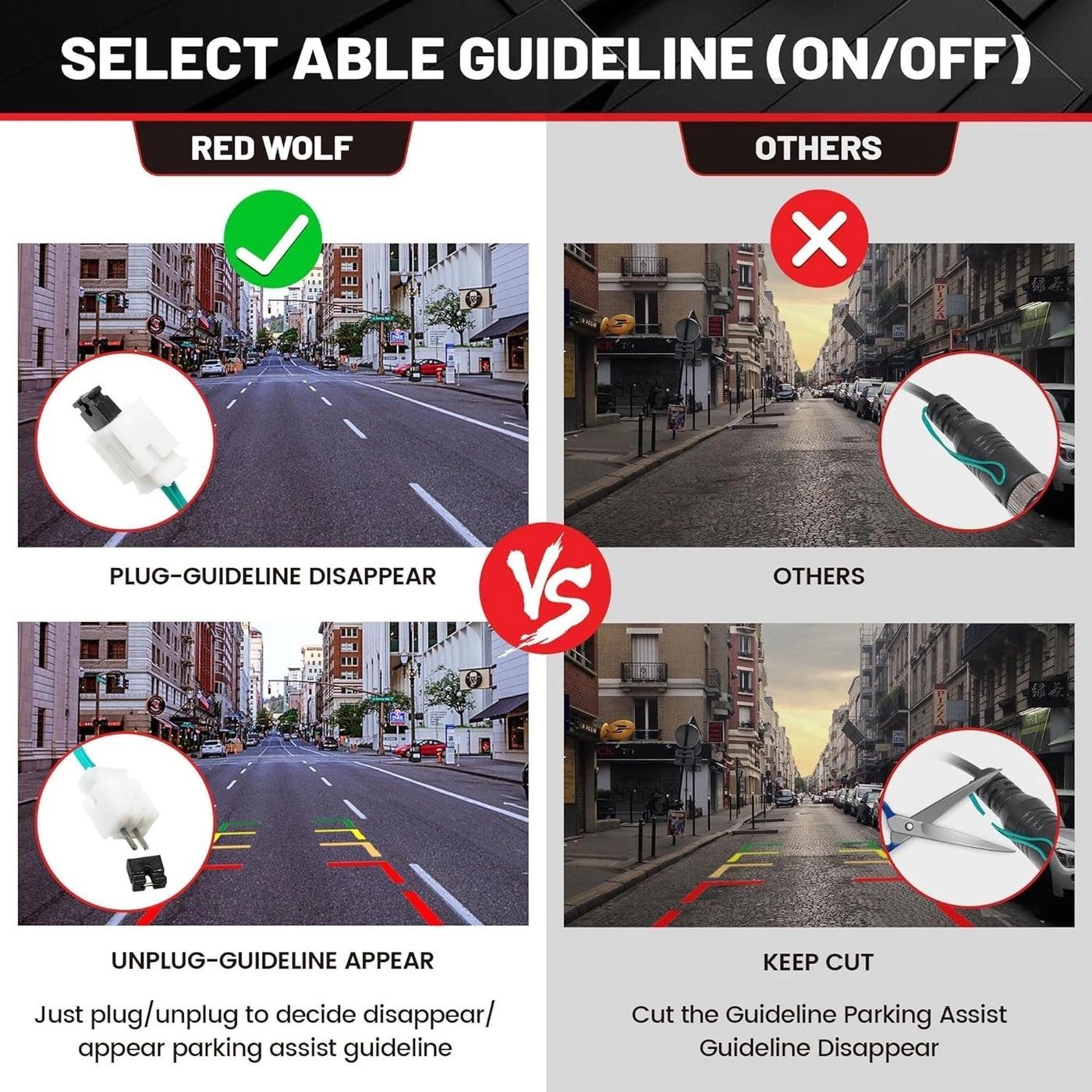 Tailgate Handle Backup Camera - Night vision 728 x 582