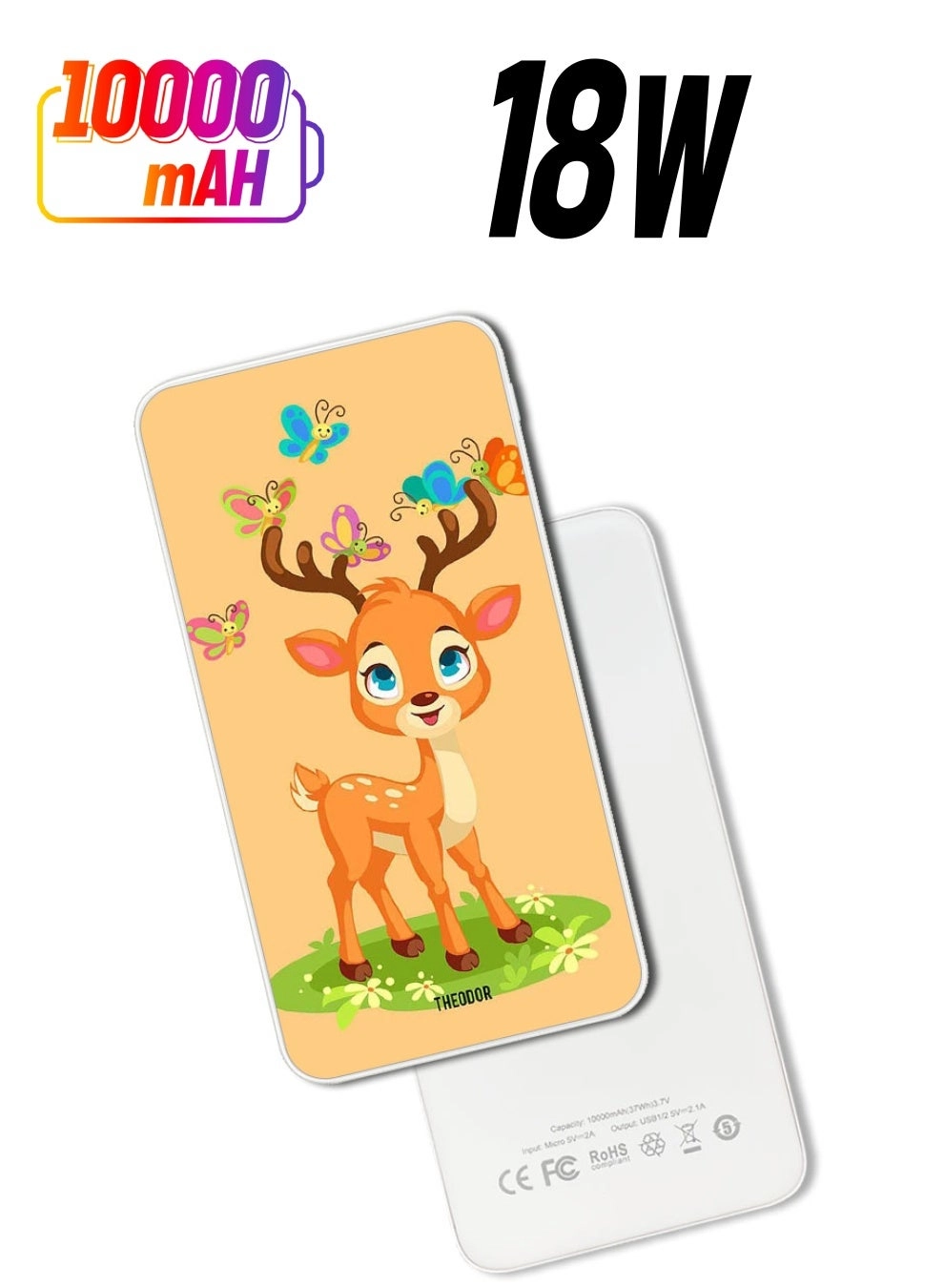 Theodor EX_PPBA122 - 10,000 mAh 18W