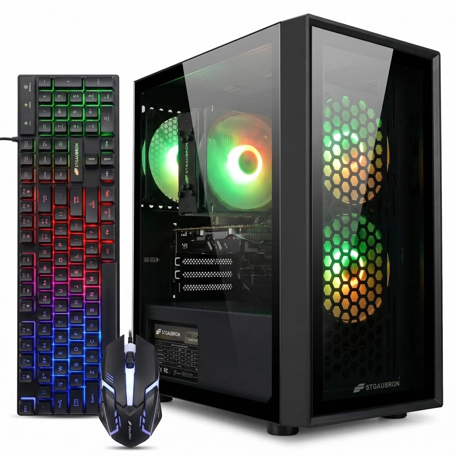 STGAubron Gaming PC Desktop - Intel Xeon E5 16GB 512GB