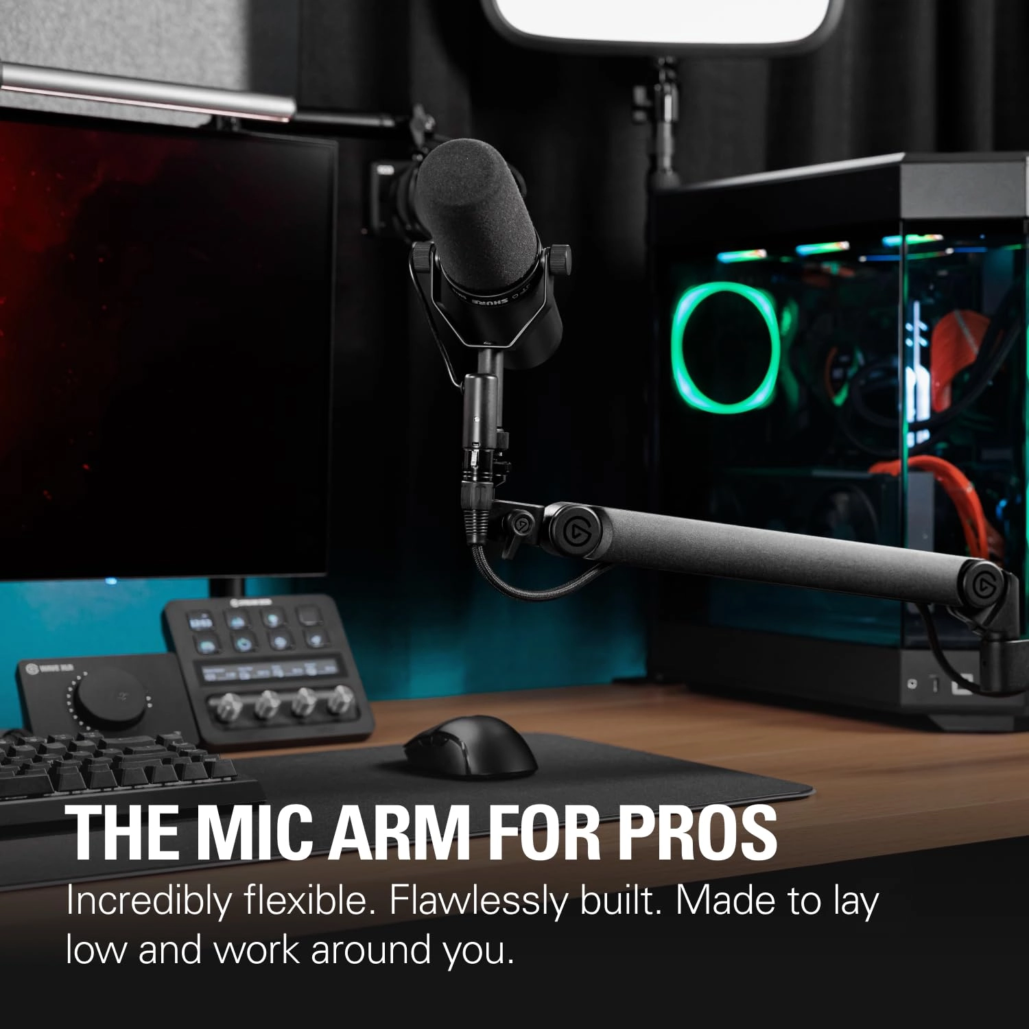 Wave Mic Arm Pro - 360° Rotatable Gas Spring