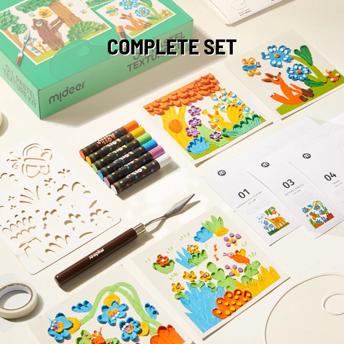 Oil Pastel Kit - Forest Adventures