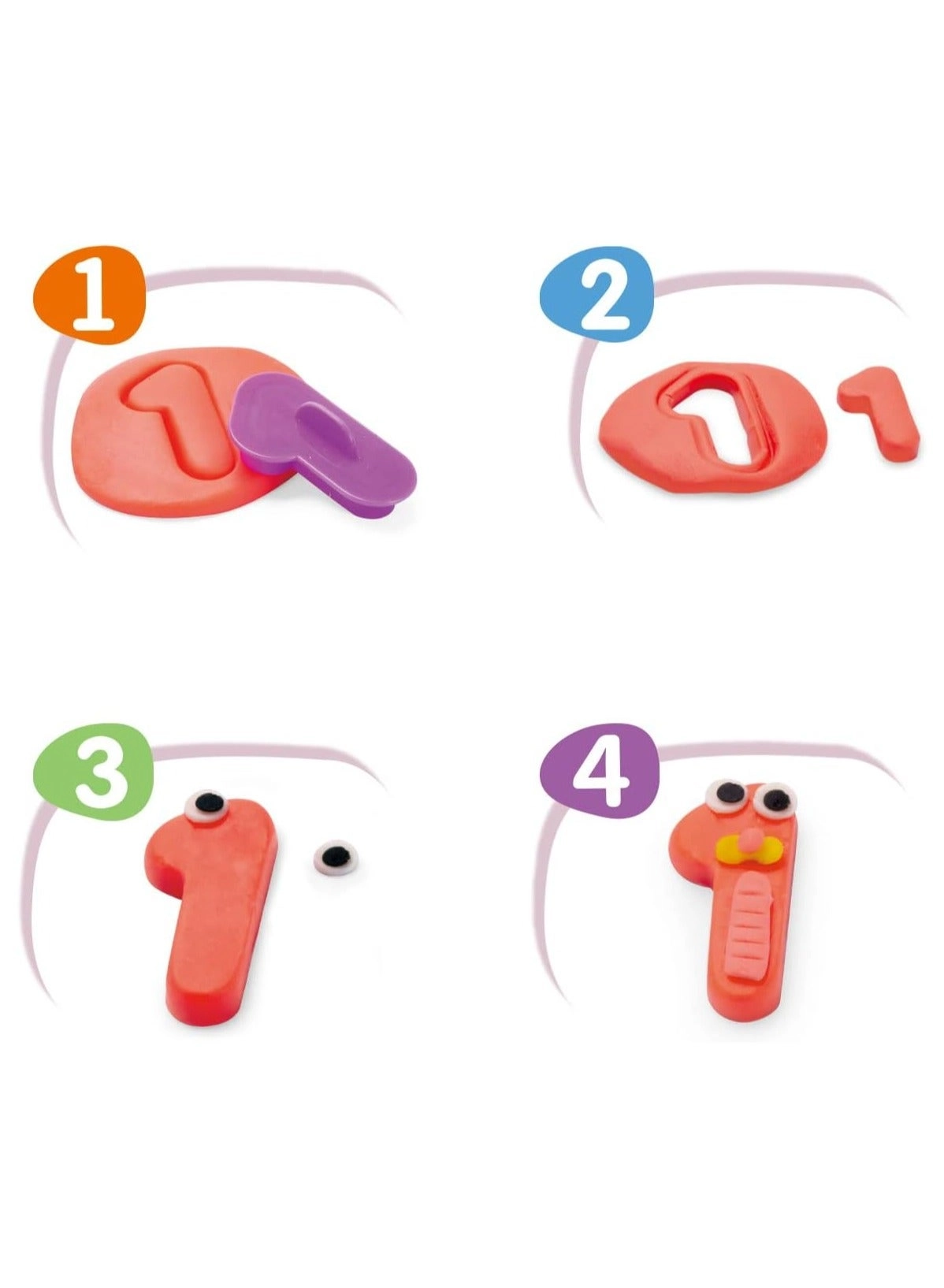 Mathematics and Shape Learning Color Dough Set - 3+