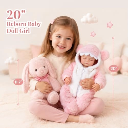 Reborn Baby Doll - 50cm Polyester Vinyl boy