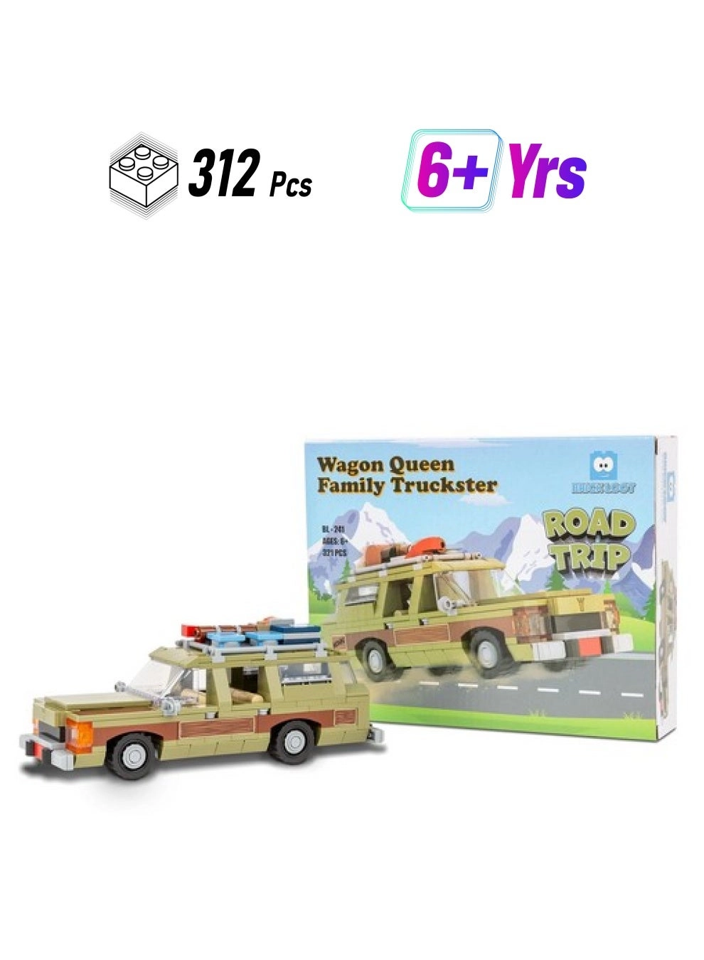 Brick Loot Family Vacation Wagon Queen Truckster - Vehicle 312pcs