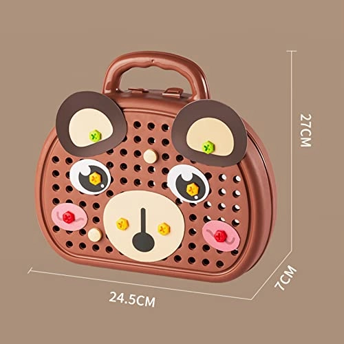 Kids Drill Toy Set - Yellow Puppy 204 pcs