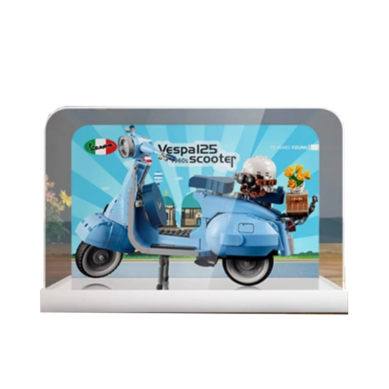 Clear Acrylic Display Case for 10298 - 16.92x7.87x11.81in. Acrylic