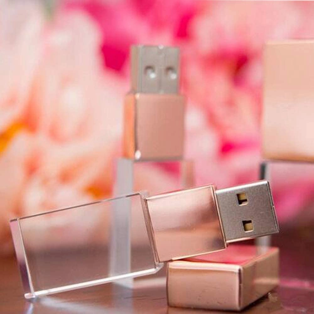 Rose Gold Crystal - USB 2.0 64GB